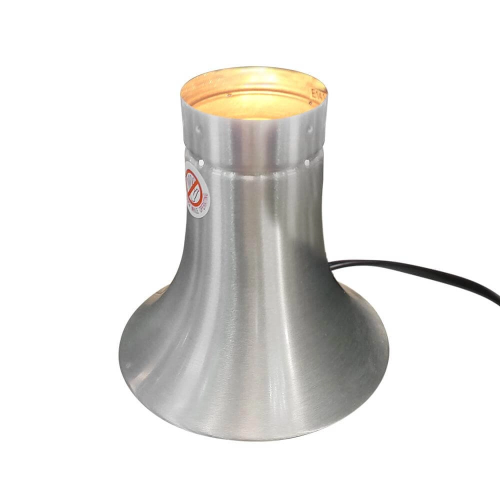 Lavalampe Volcan Metall mit Blau Steinhauer 8712746177664