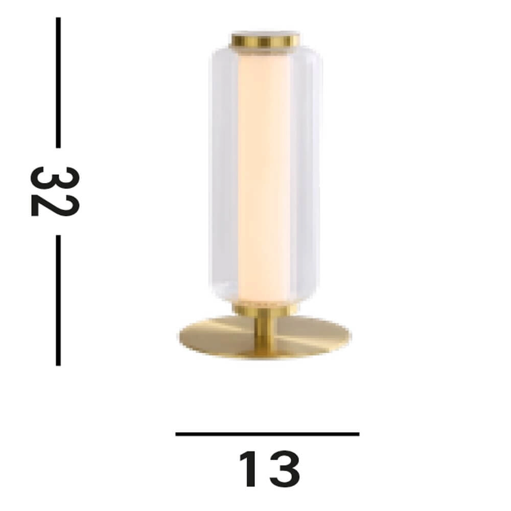 Moderne Tischleuchte Mod Messing Searchlight 5053423273129