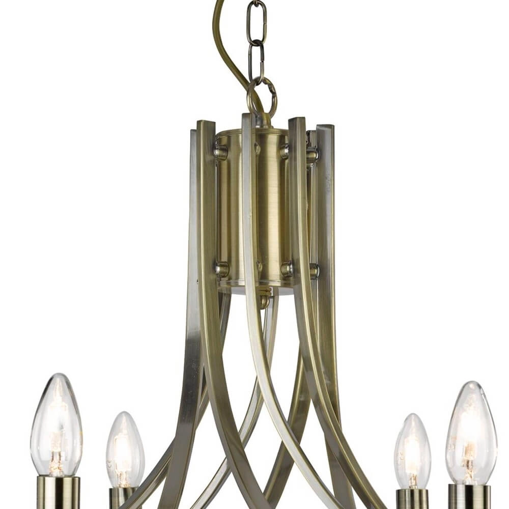 Hängelampe aus Messing Ascona Ø 75cm Searchlight 5053423020549
