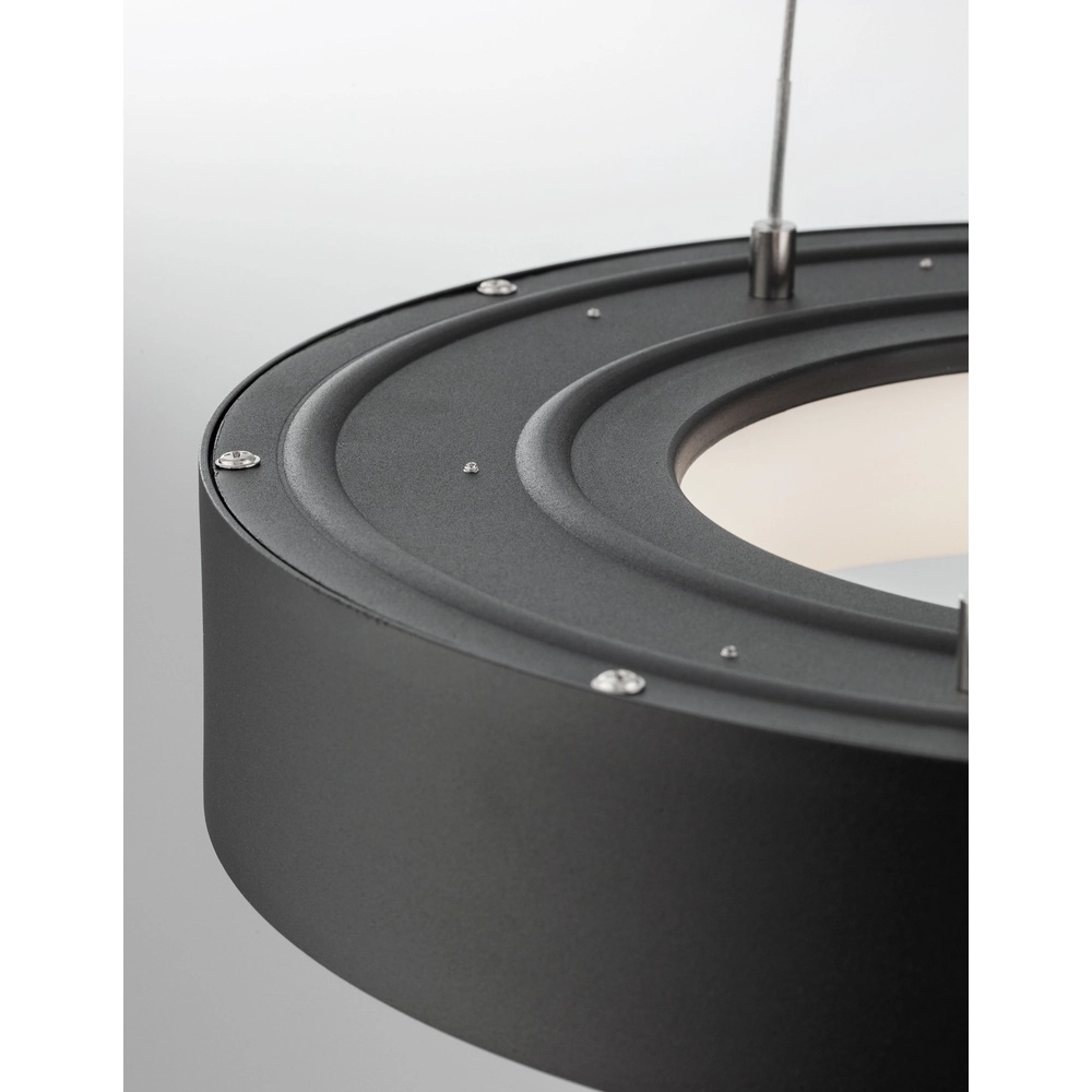 Pendelleuchte Rando Thin schwarz Ø 38cm Lyora 5212017420152
