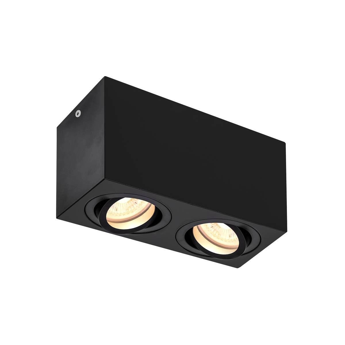 Deckenleuchte Triledo GU10 2 Leichter 16 cm schwarz