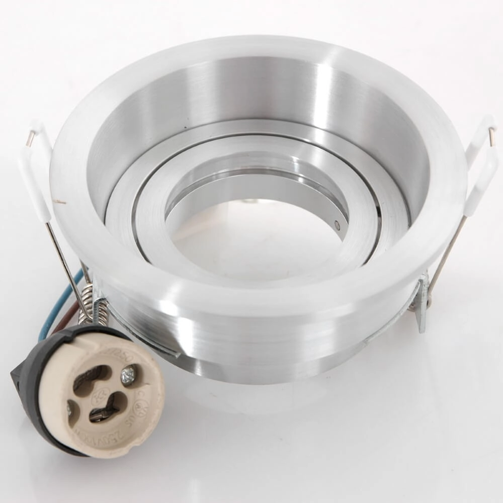 Gebürsteter Einbaustrahler Pelite spot Ø 10cm Steinhauer 8712746152661