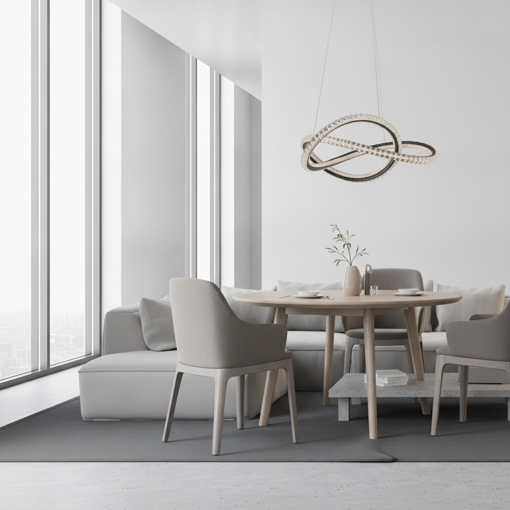 Design-Pendelleuchte Ginevra schwarz Ø 58cm