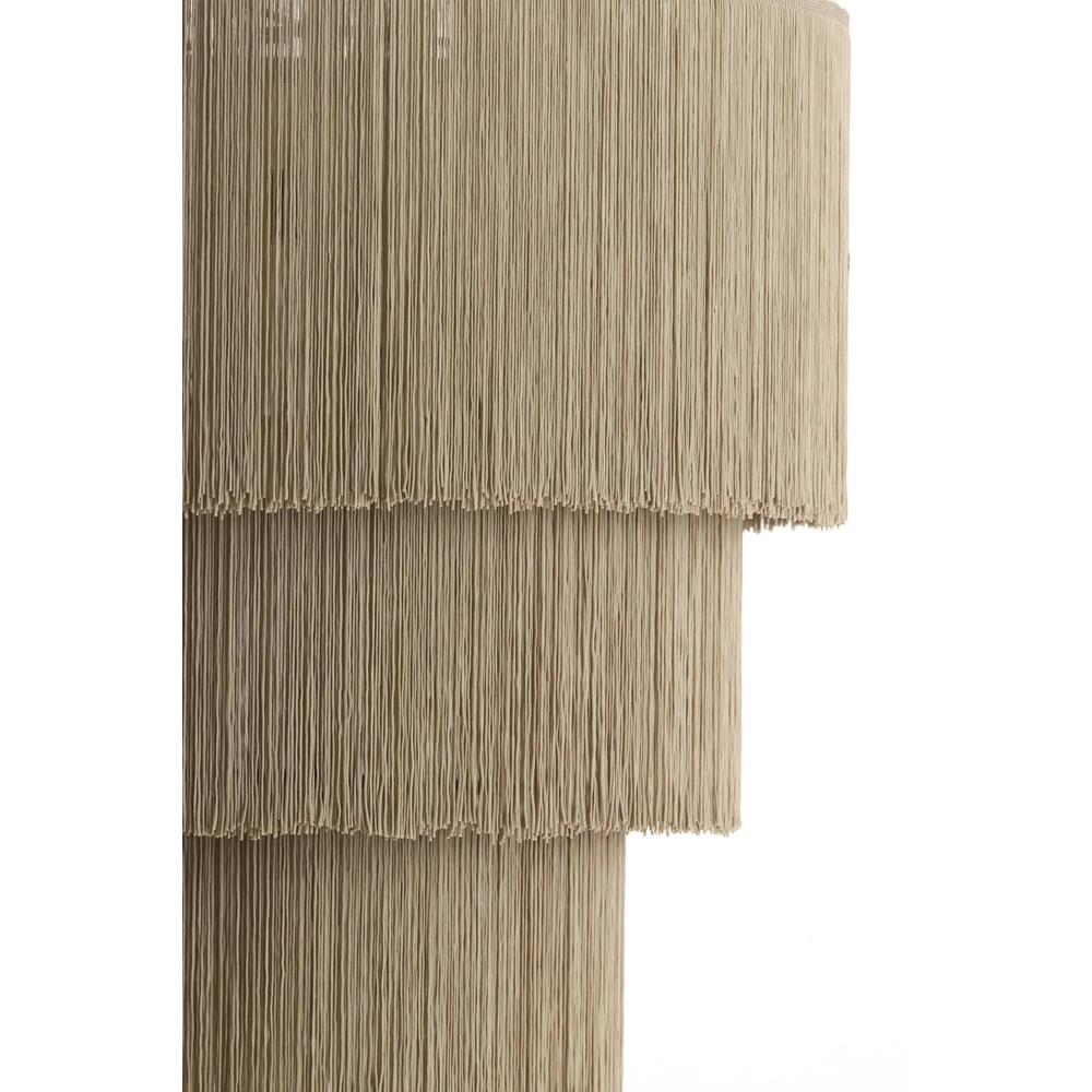 Schnur-Pendellampe Malaika Ø 45cm – taupe Light & Living 8717807816391