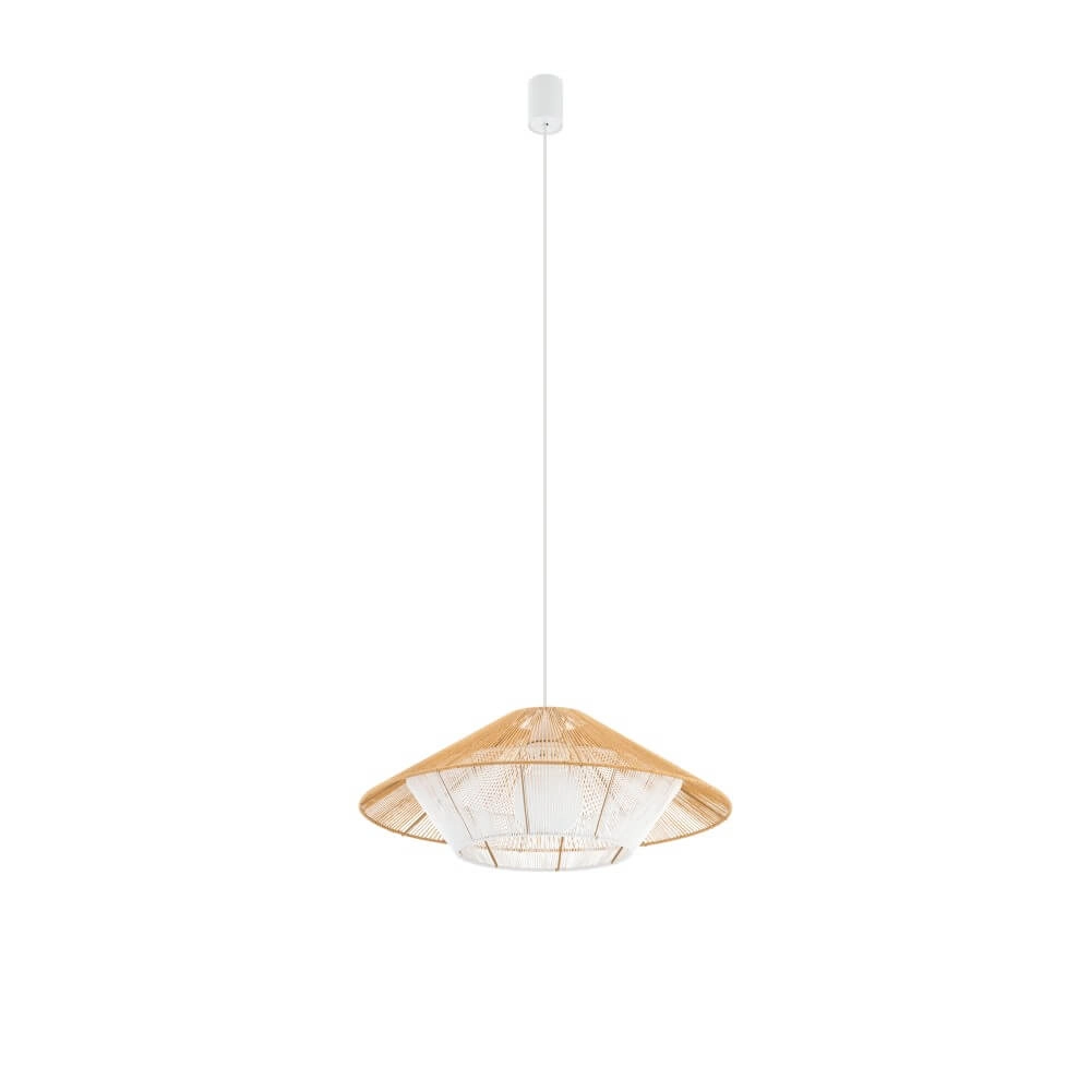 Rattan Pendelleuchte Japandi S Ø 50cm
