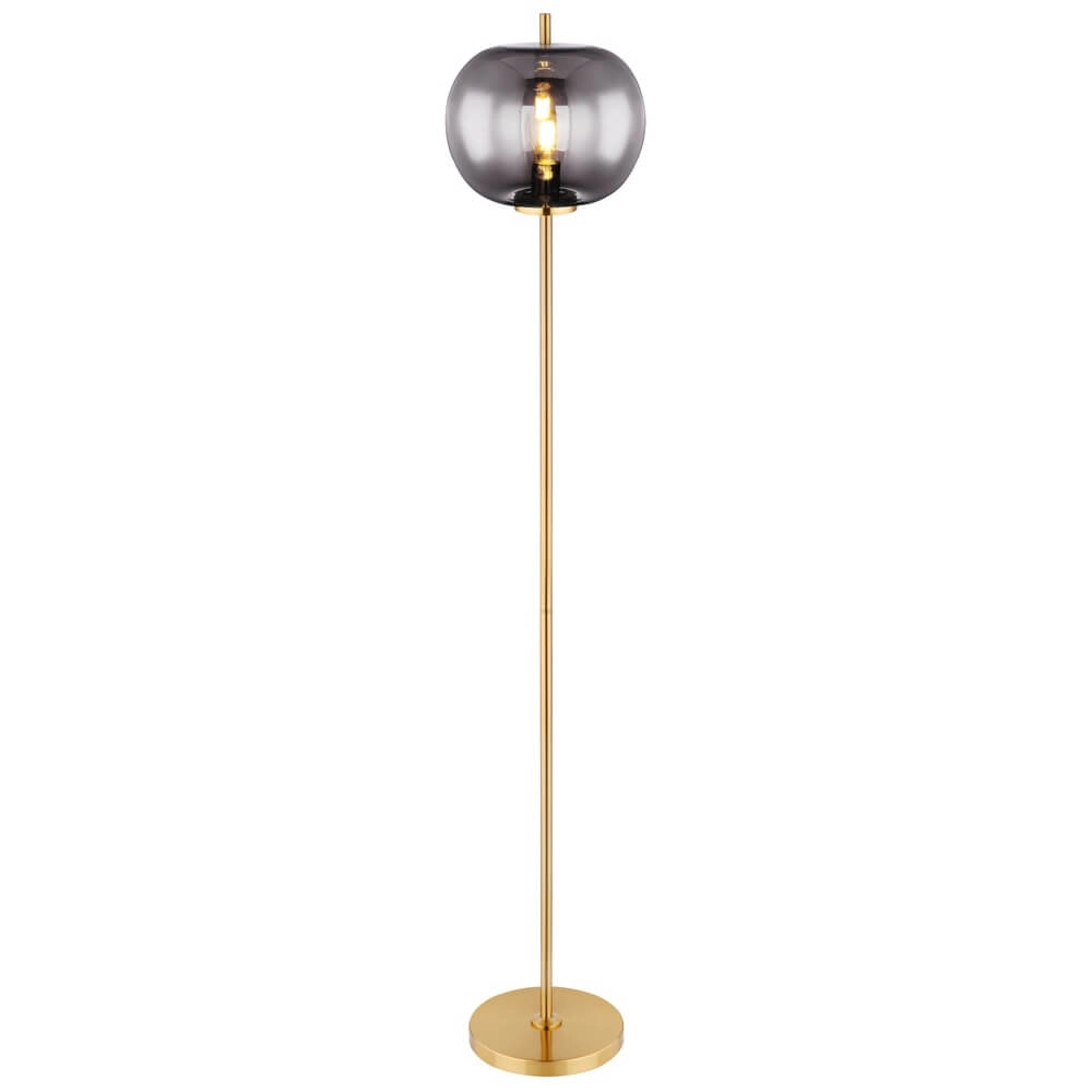 Goldene Stehleuchte Blacky I nur Ø 30cm