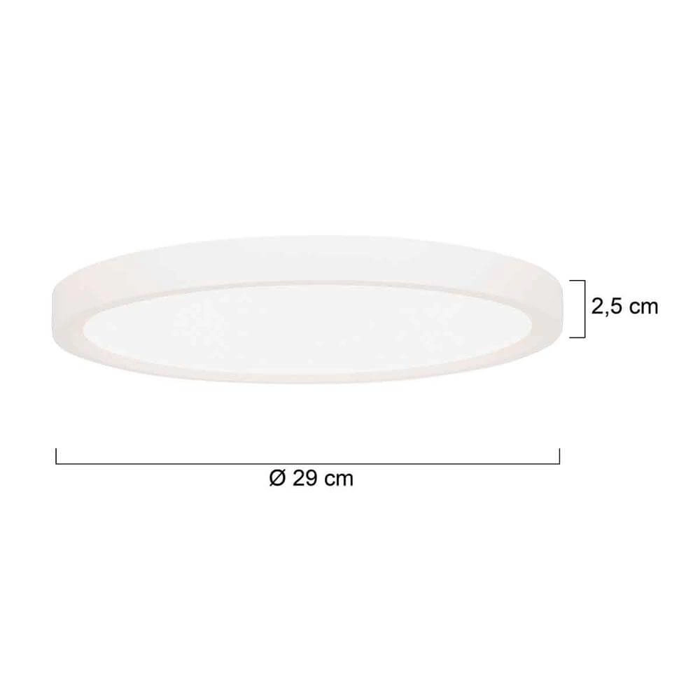Weiße Deckenleuchte Walcie Ø 30cm Steinhauer 8712746176582