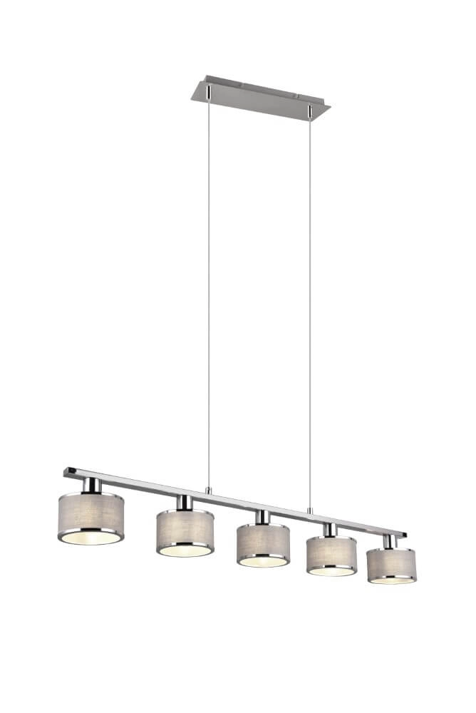 Hängelampe mit 5 Leuchten Kaprun gerade 92cm Trio 4017807581157
