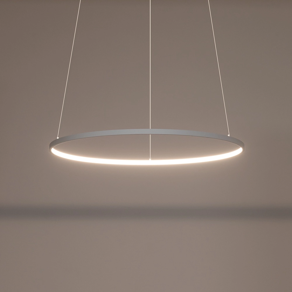 Design-Pendellampe Circolo Led weiß Ø 60 cm horizontal Lyora 5903139116046