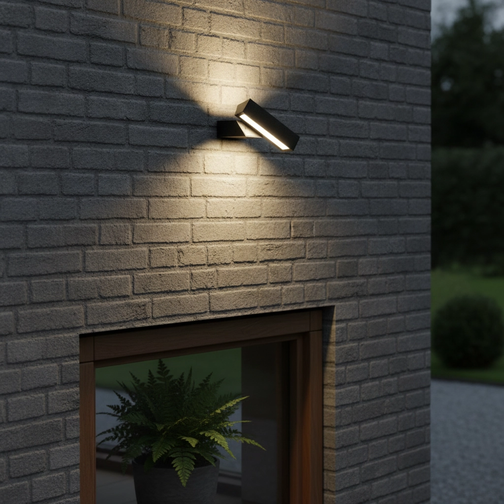 Design-Wandleuchte Brin anthrazit