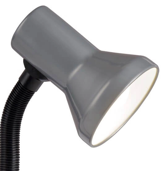 Graue Schreibtischlampe Junior Brilliant 4004353967504