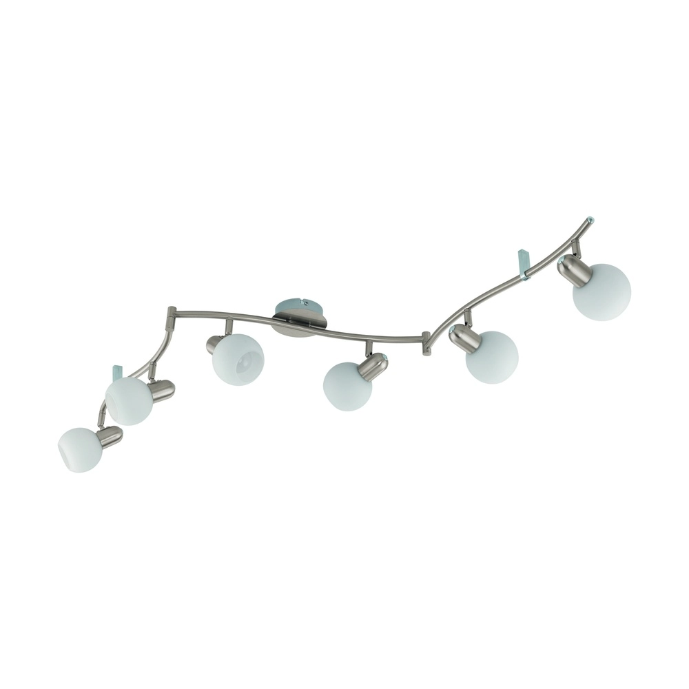 Deckenlampe Comba 6-Licht Nickel
