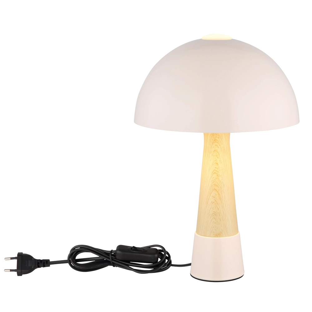 Einzigartige Tischlampe Paulin Ø 25 cm Champagner Globo 9007371516803