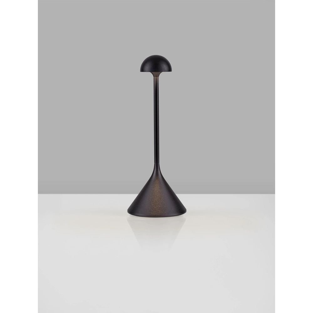 Tischlampe Dalt schwarz wiederaufladbar mit USB Lyora 5212017477026
