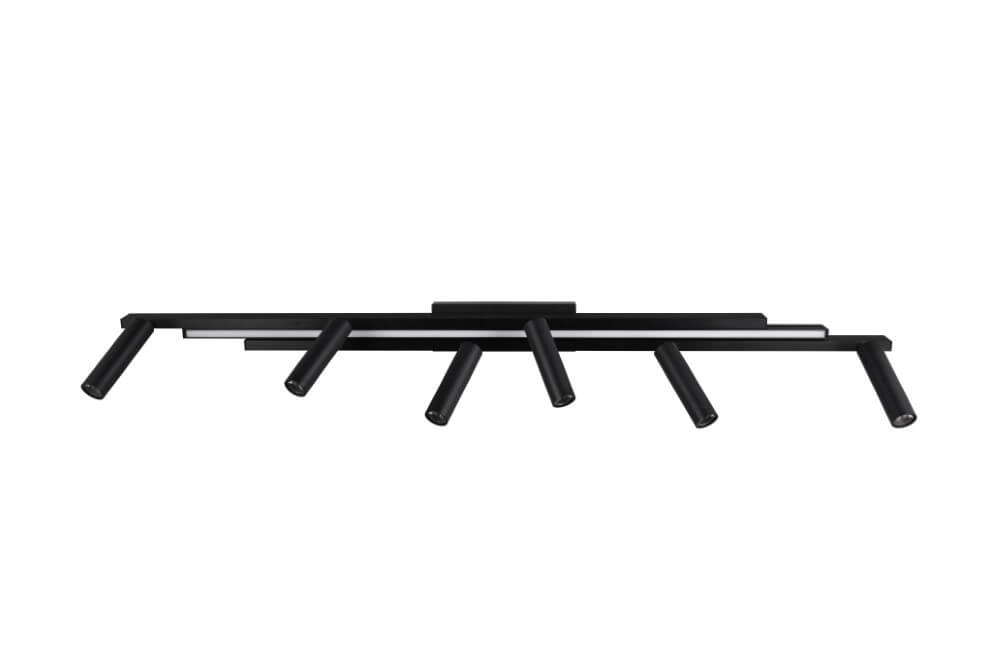 6-flammiger LED-Spot Zeno Schwarz Trio 4017807627312