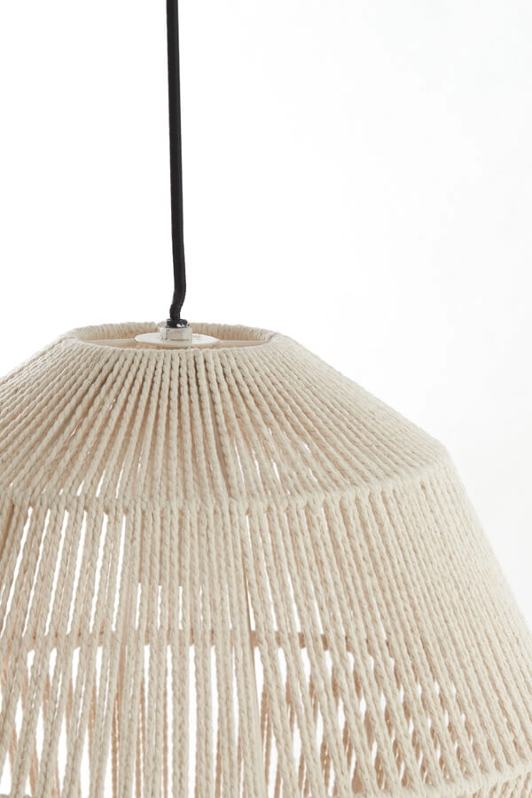 Skandinavische Pendelleuchte Deya creme Ø 45cm Light & Living 8717807744960