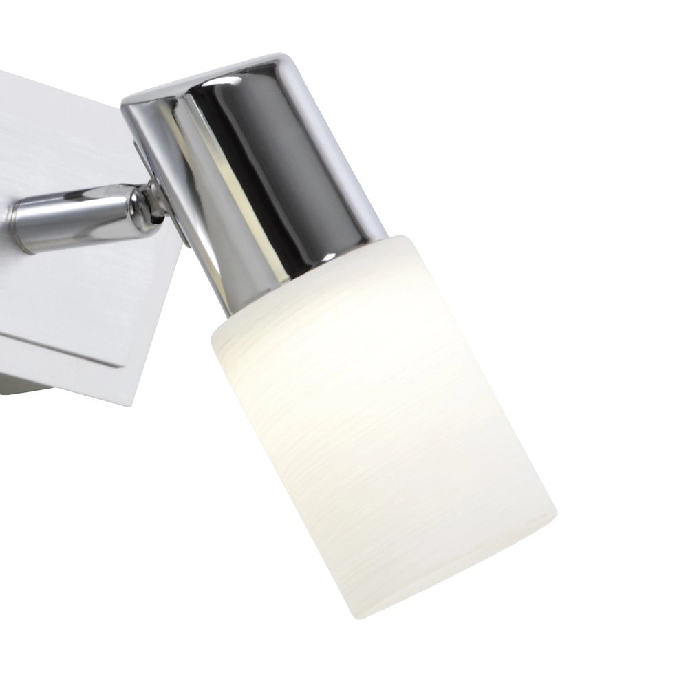 LED-Deckenstrahler Series 8214 2-Licht-Metallgrau mit chrom Trio 4017807220896