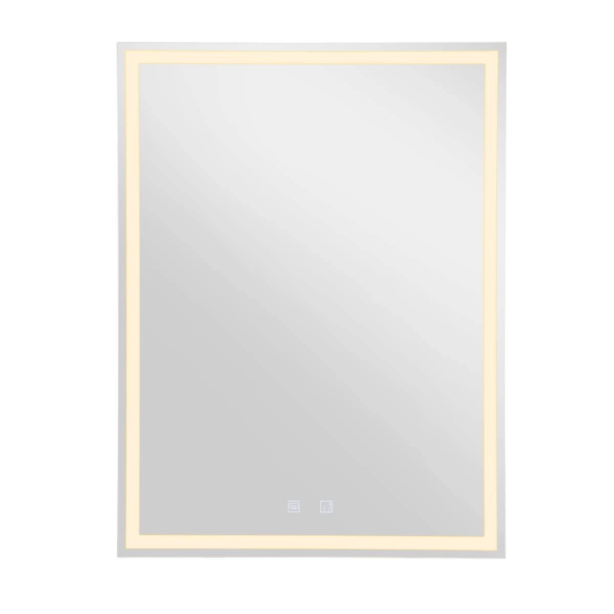 LED Spiegellampe Trukko Square 60x80cm Chrom SLV 4024163248808