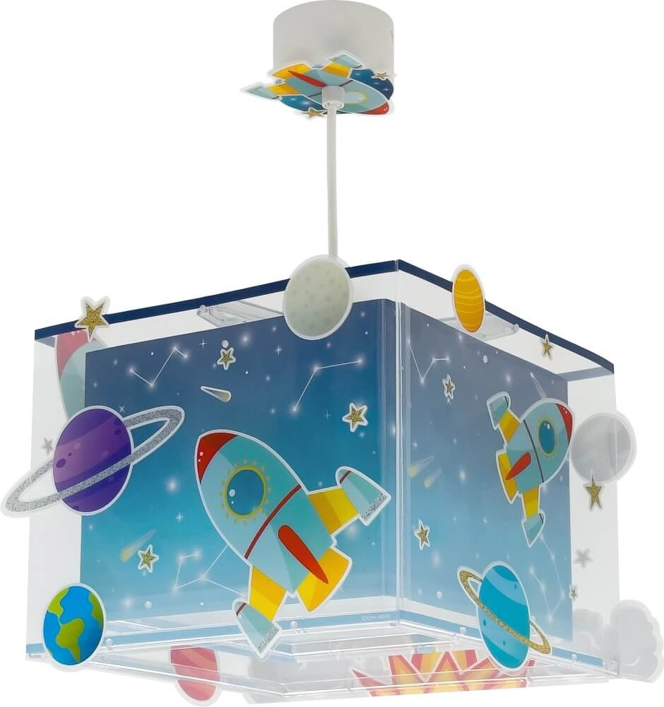 Hängelampe Rocket blau mit weiß Dalber 8420406002897