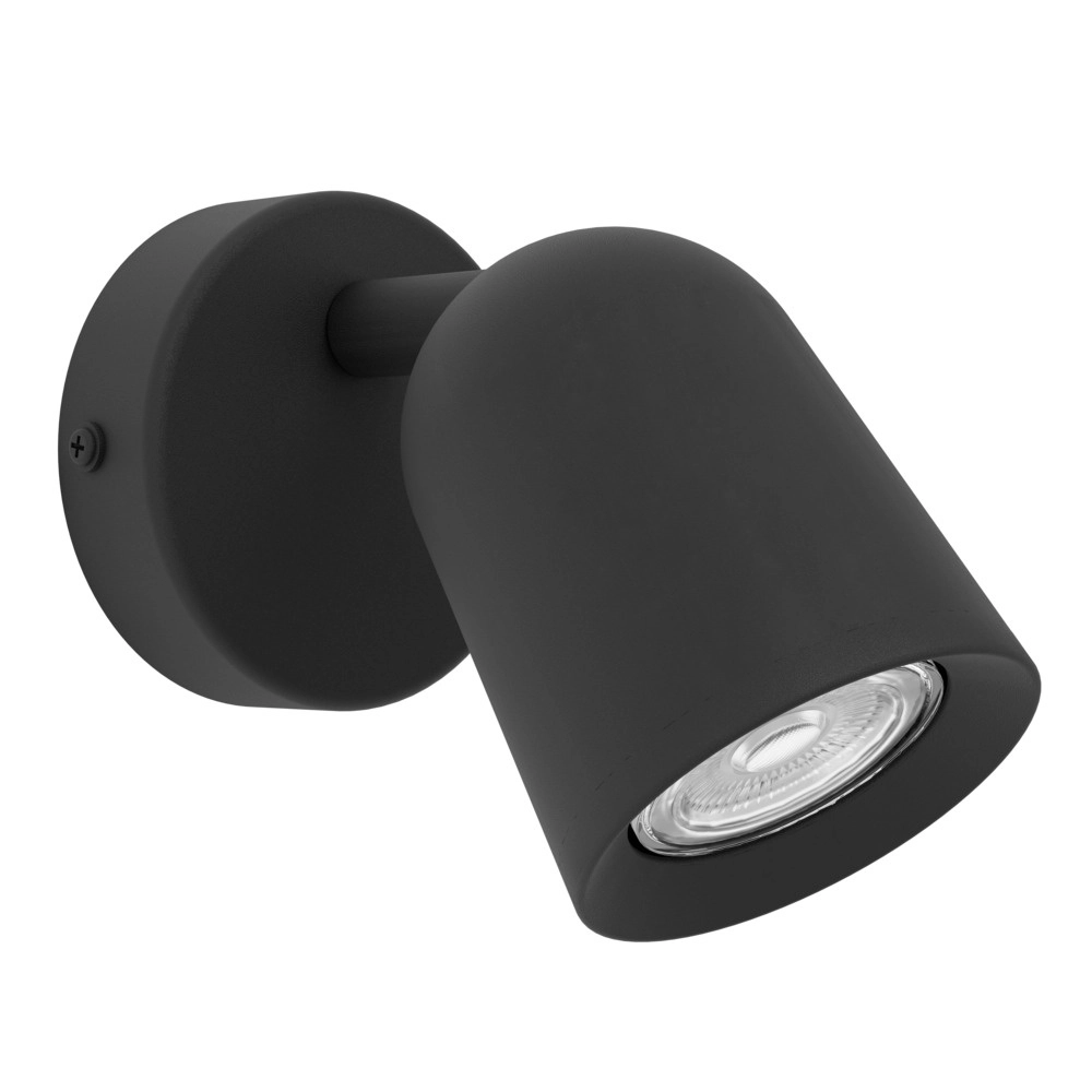 Aufputz-Spot Camaldoli schwarz Eglo 9008606360437