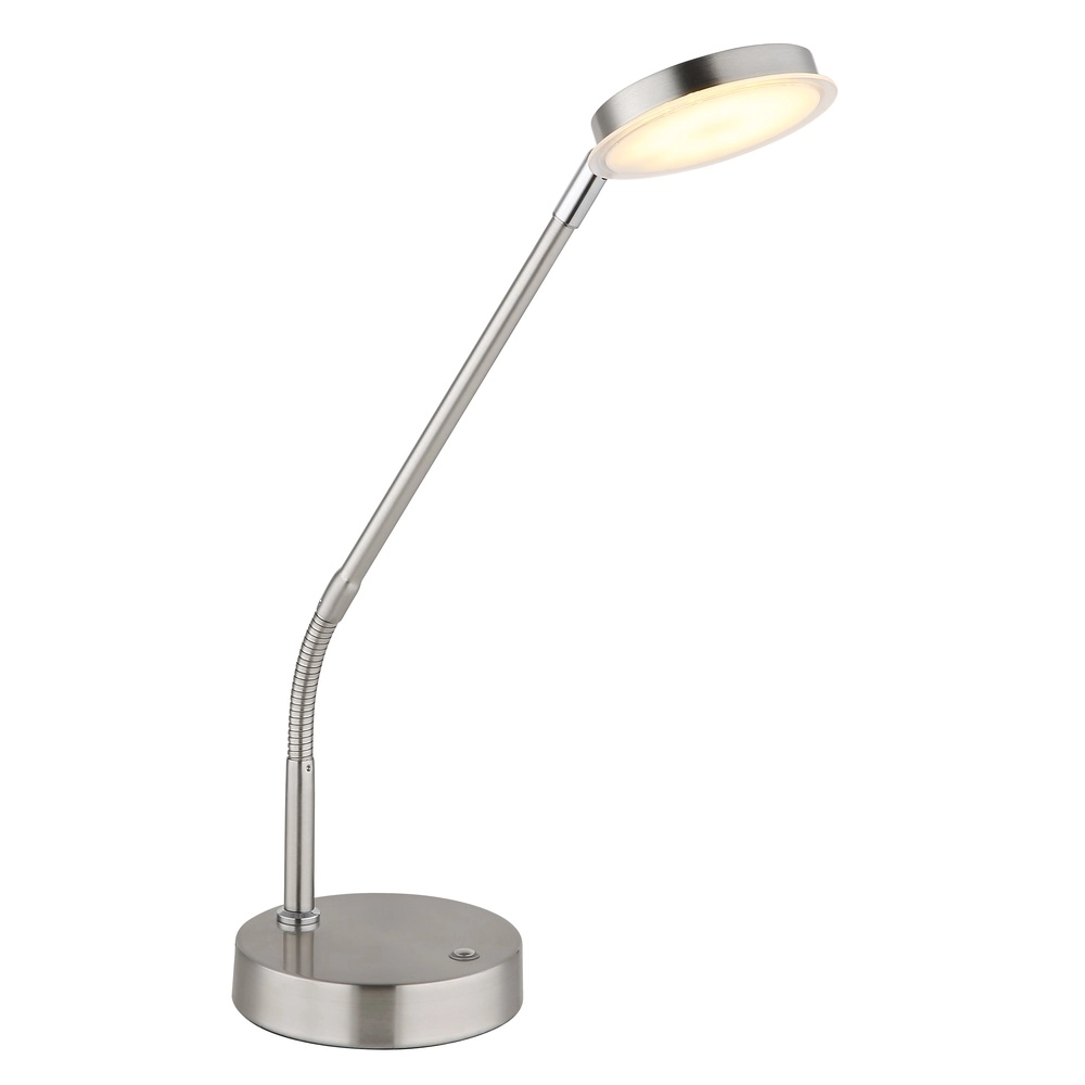 Schreibtischlampe Silvio Nickel Globo 9007371589166
