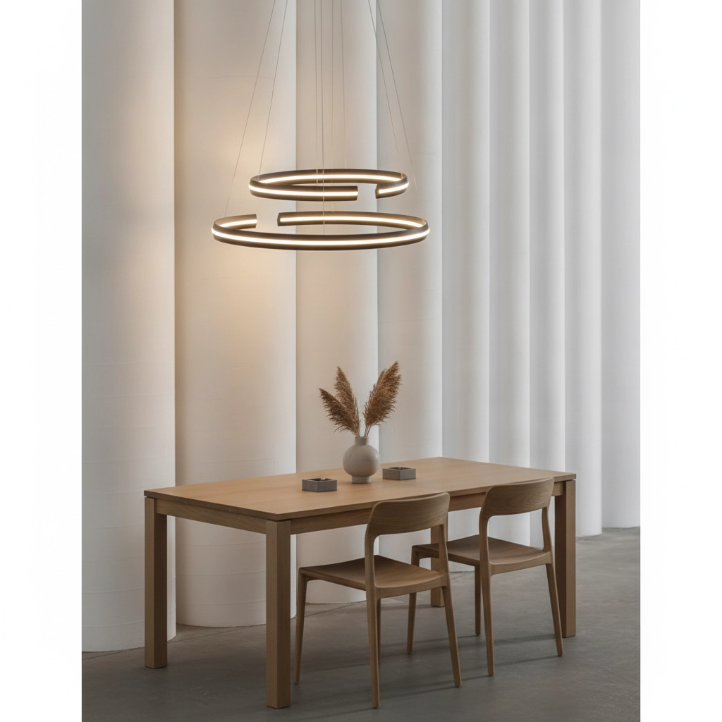 Schwarze Pendelleuchte Torrente Oval