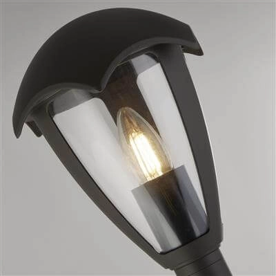 Stehende Außenleuchte Bluebel 97cm schwarz Searchlight 5053423189581