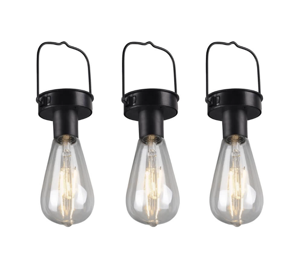 Solarleuchten Campus 3er-Set Trio 4017807529432
