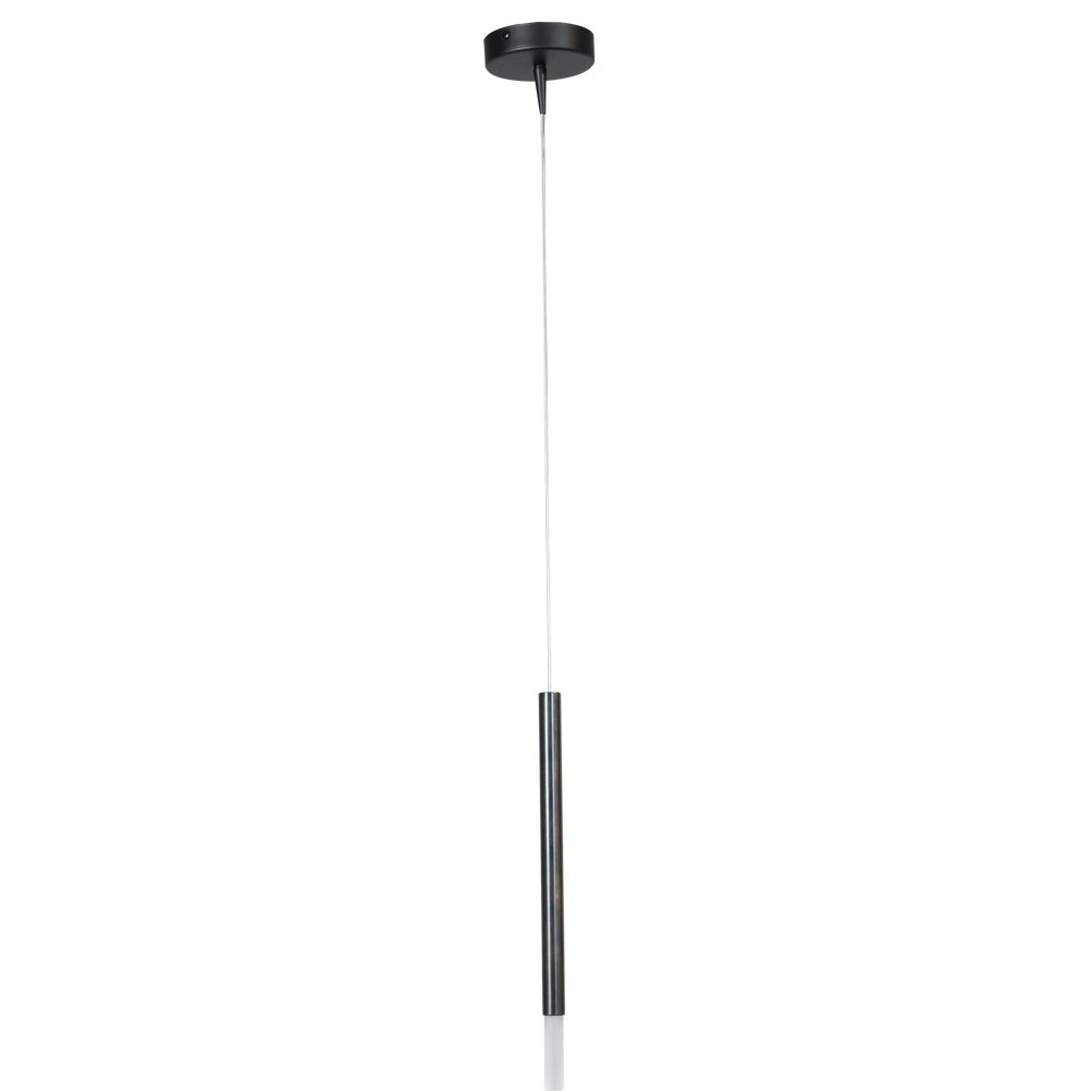 Schwarze Hängelampe Flute