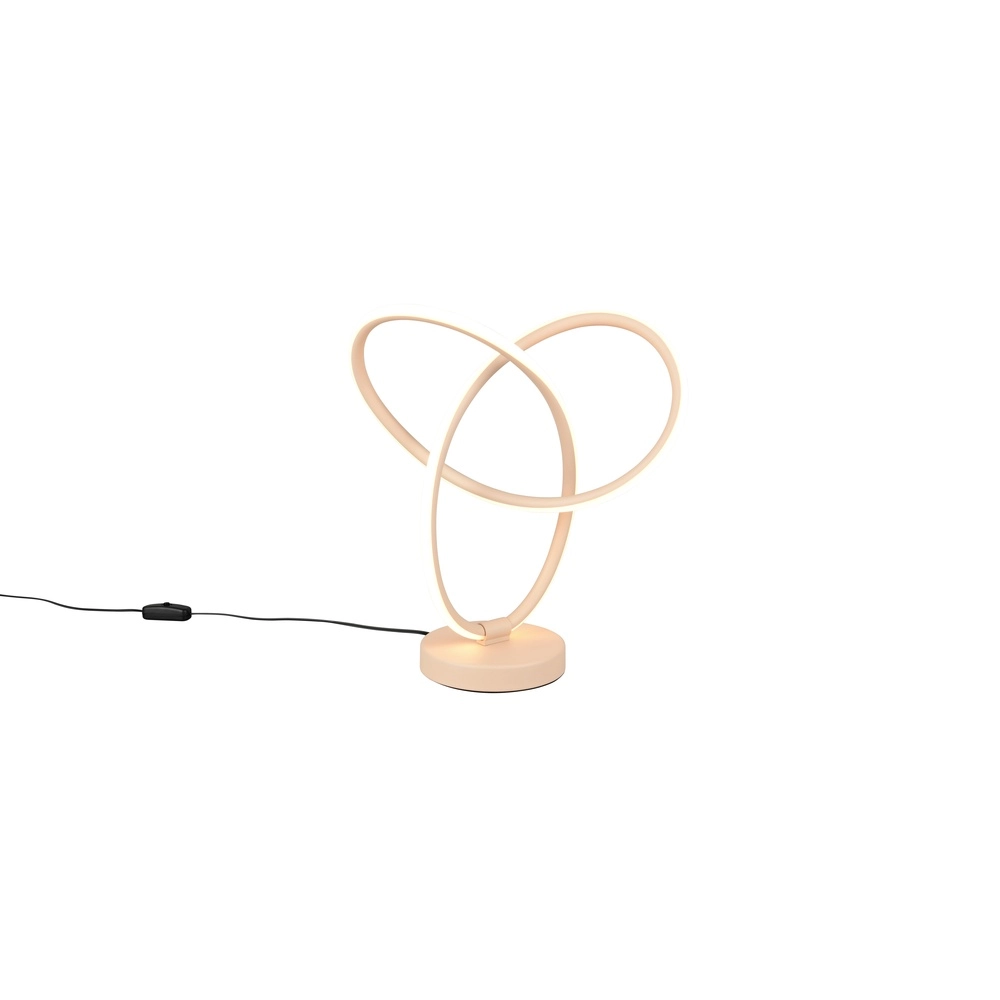 Tischlampe Lando Design sandbraun