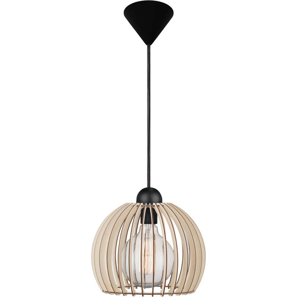Pendelleuchte Chino Holz Ø 25cm Nordlux 5701581346284