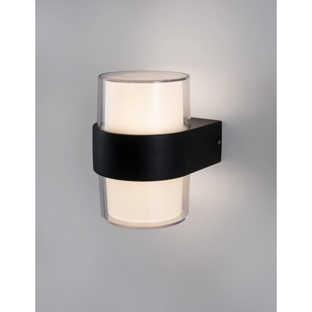 Design-Wandleuchte Darf Doppelzimmer Schwarz Lyora 5212017428202