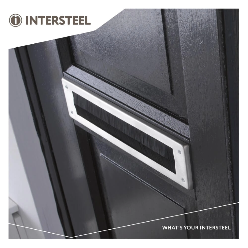 Zugluftschutz Posta gerader Edelstahl Intersteel 8714186127506