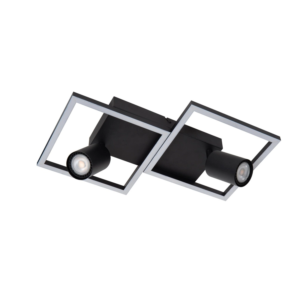 Design-Deckenlampe Arianne LED mit 2x GU10 schwarz