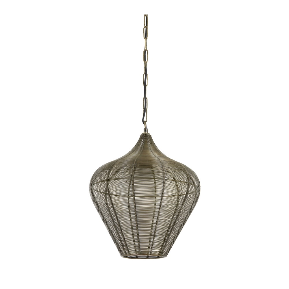 Pendellampe Alvaro Bronze Ø 36 cm Light & Living 8717807634100