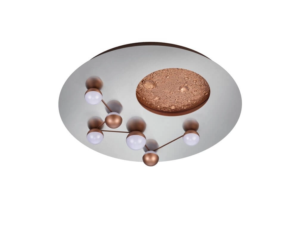 Designer-Deckenleuchte Zodiac grau