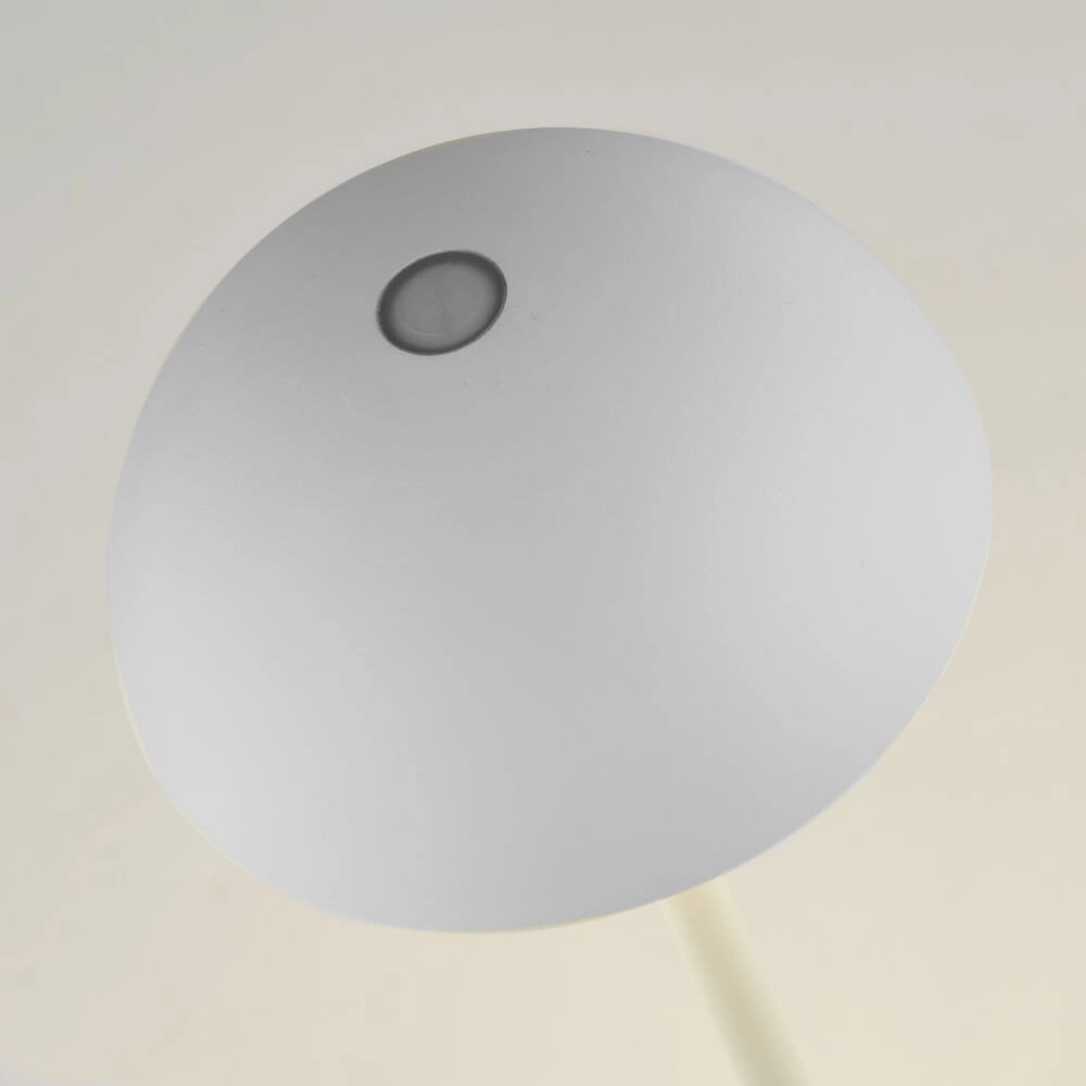 Kabellose Tischleuchte Portabello Weiß Searchlight 5053423229829