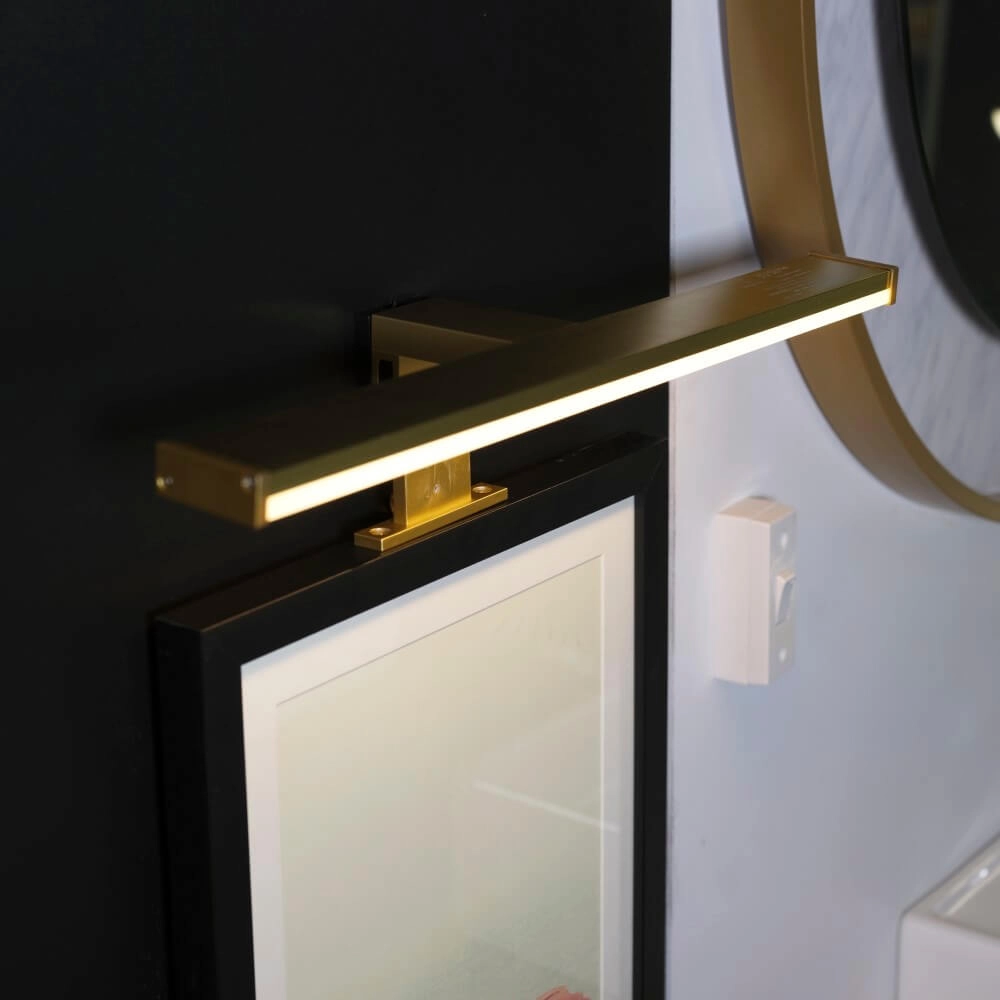 Spiegelleuchte Kos gold 40cm Searchlight 5053423272566