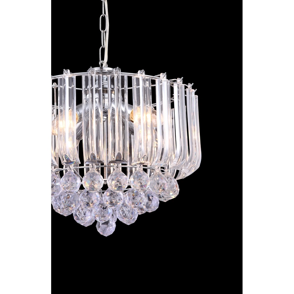 Kronleuchter Minnesota Ø 35cm Chrom Globo 9007371299492