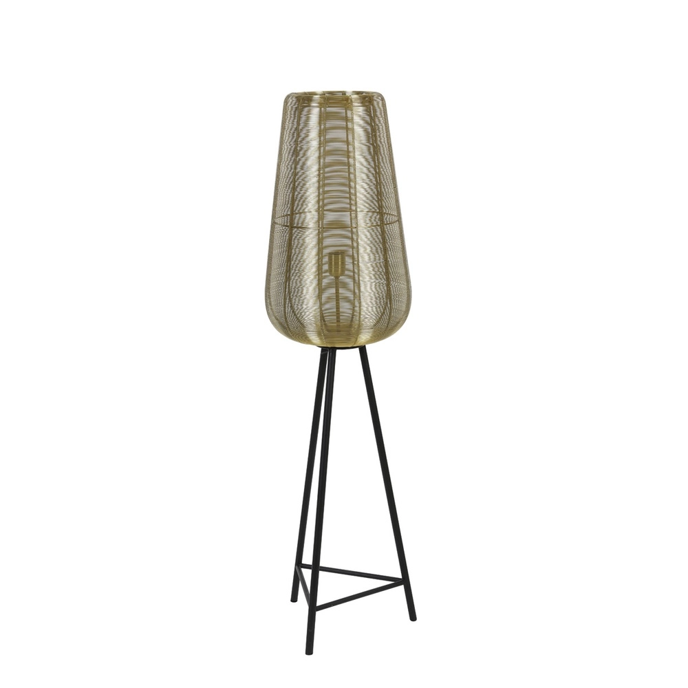 Stativ-Bodenlampe Adeta Gold 135 cm Light & Living 8717807601294