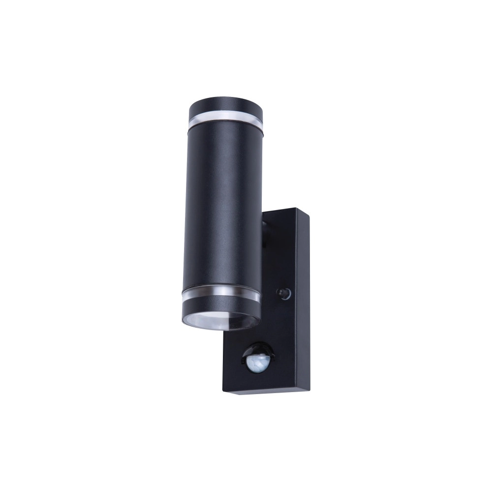 Doppelwand-Scheinwerfer mit Sensor Opden Schwarz – 2x GU10
