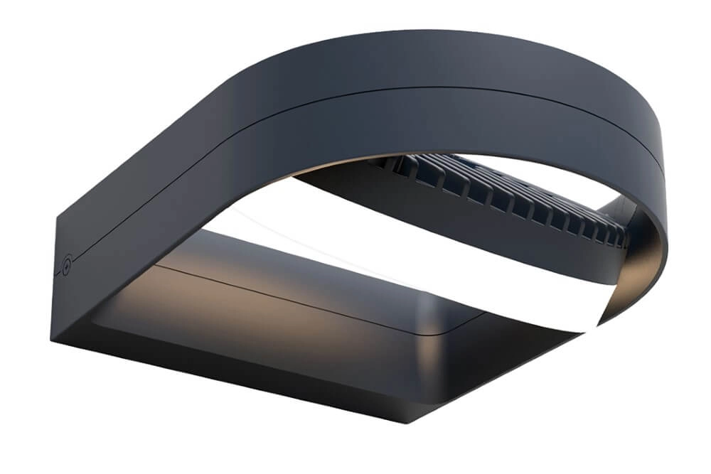 Design wall lamp Fele anthracite Lutec 6939412011462