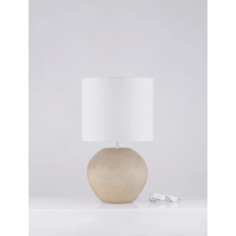 Tischlampe Mizu Creme mit weißer Kapuze Lyora 5212017468901