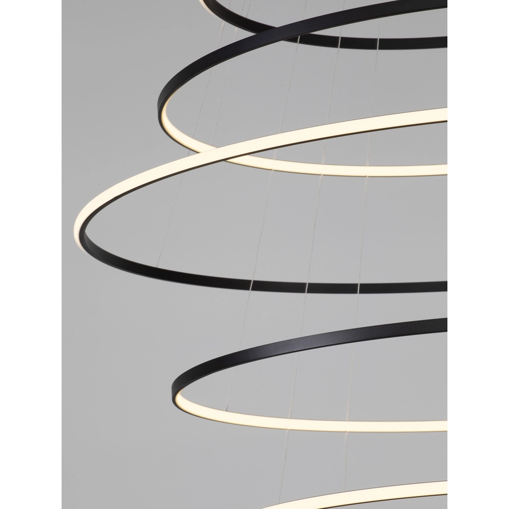 Design-Pendelleuchte Maelo schwarz Ø 150cm Lyora 5212017479747