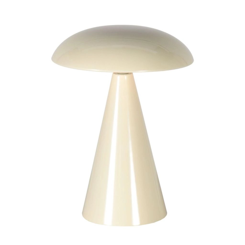 Wiederaufladbare Tischlampe Mush Sahne Steinhauer 8712746188776