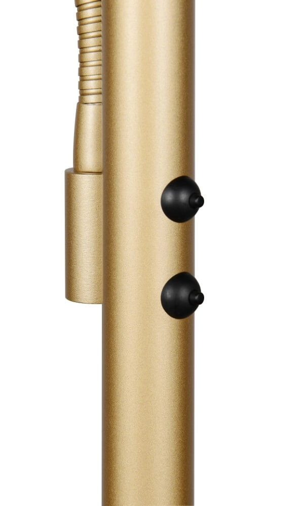 Design-Leselampe Willis Gold – 180 cm Trio 4017807627923