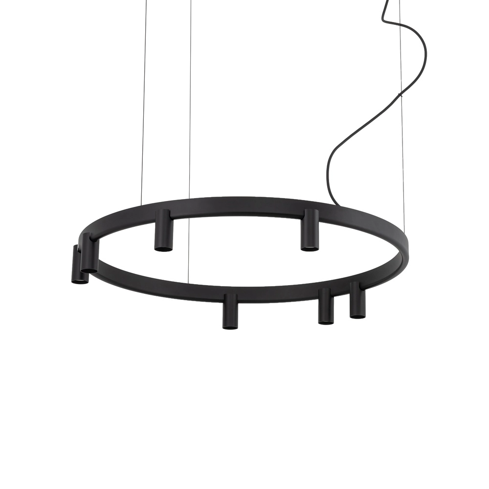 Design-Pendellampe Fourty schwarz Ø 80 cm