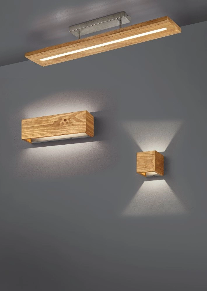 Holzwandleuchte Brad Trio 4017807441895