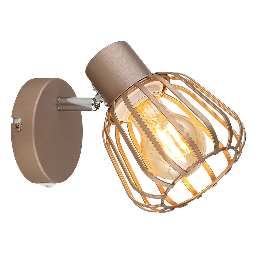 Wandlicht Olin Kaffeebraun
