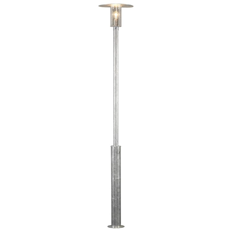 Gartenlampe Mode 220 cm Zinkgrau